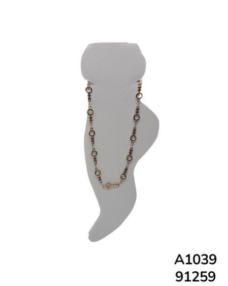 A1039 Tobillera delicada con eslabones