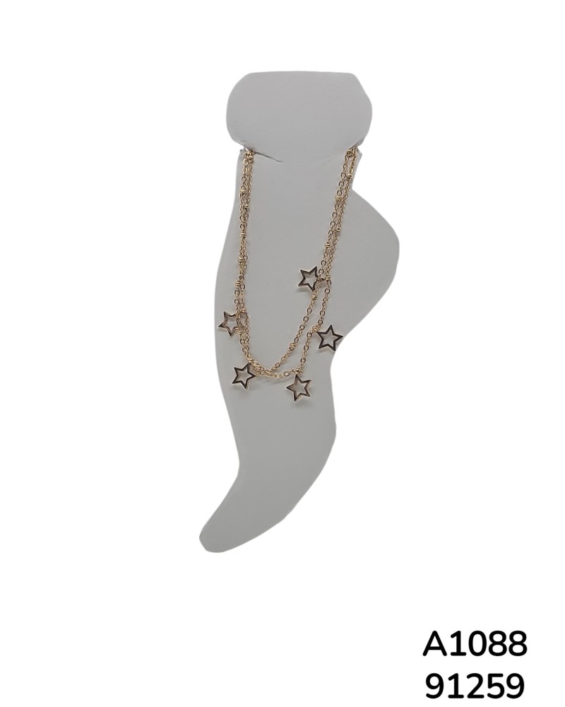 A1088 Tobillera con diseño de camino estrellado