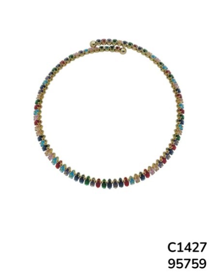 C1427 Cadenas con piedras de colores