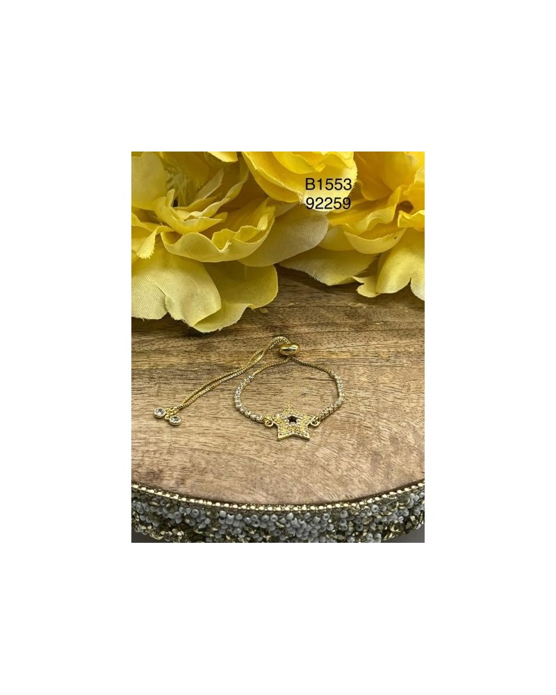 Pulsera con estrella y cristales | Brillo y sofisticación Pulsera con estrella y cristales | Brillo y sofisticación