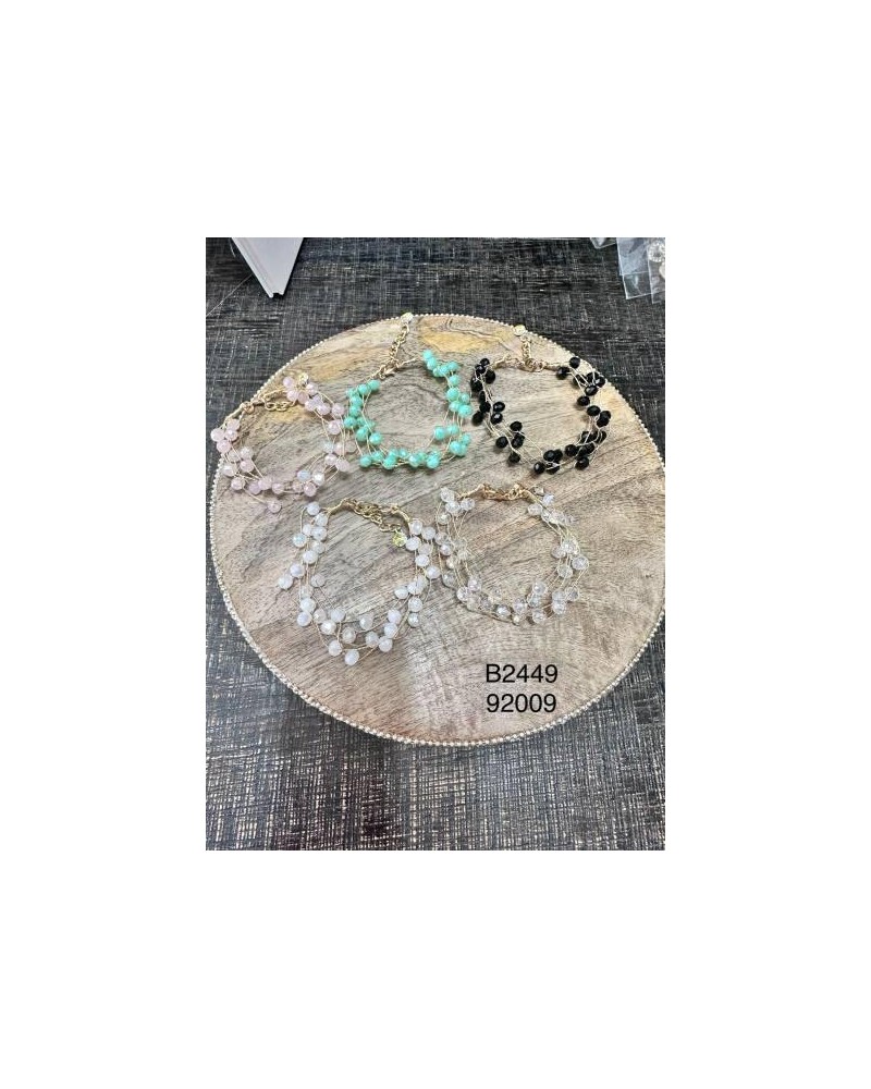Set de Brazaletes Multicapas con Cuentas – Combinación de Estilo y Versatilidad