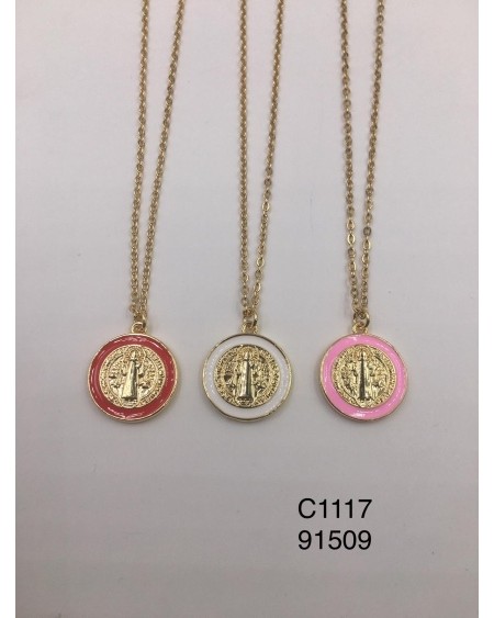 Colección de collares de santos