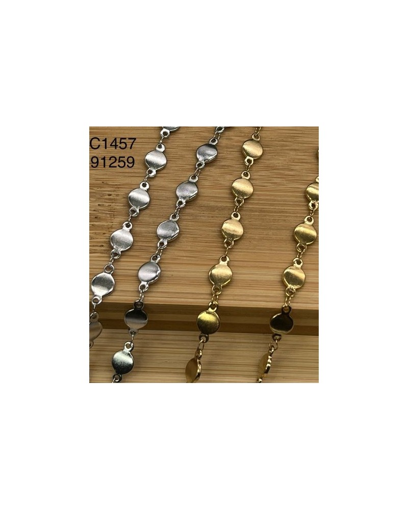 Collar con Eslabones de Discos Redondos | Minimalismo y Elegancia en A