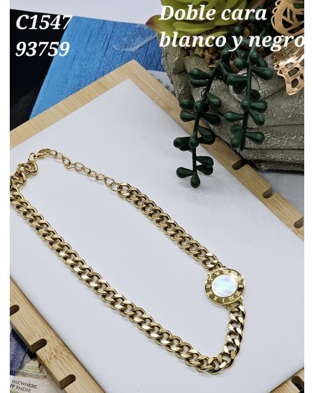 Brazalete Reversible Blanco y Negro | Diseño Moderno y Versátil