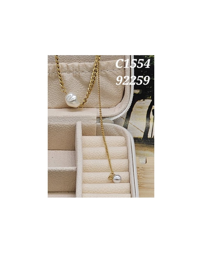 Collar con Perla Minimalista | Estilo Elegante y Atemporal