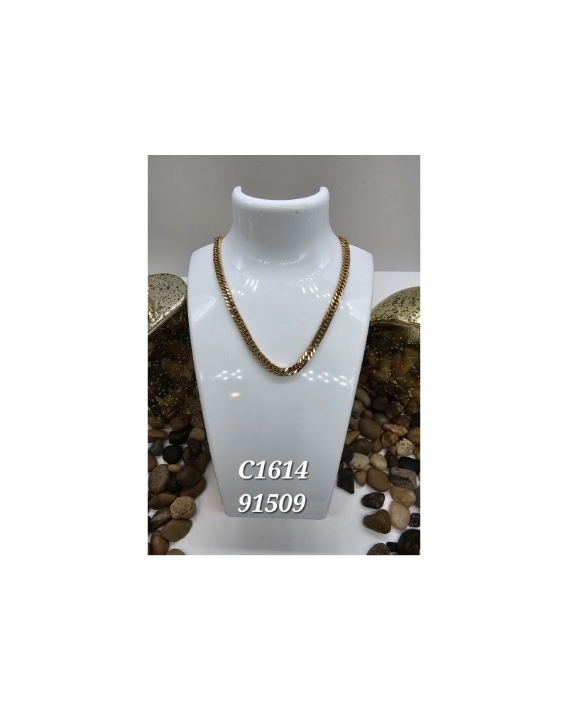 Cadena Tipo Serpiente en Acero Inoxidable - Diseño Elegante y Versátil