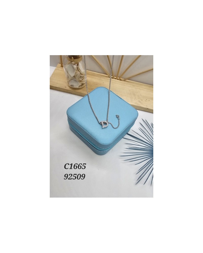 Collar de Eslabones Gruesos con Perlas y Cristales - Clásico y Moderno