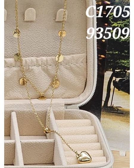 Collar en Capas con Perla Natural - Sofisticación en un Diseño Delicad