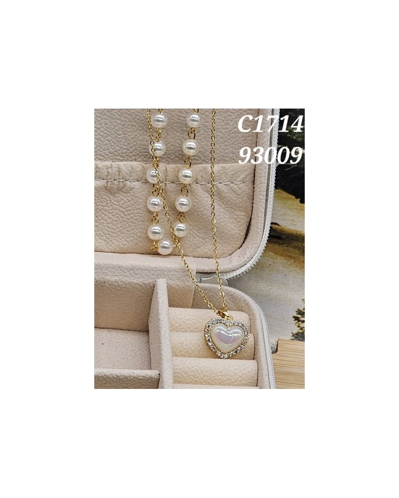 Colgante de Corazón con Gemas - Color y Elegancia en un Diseño Sofisti