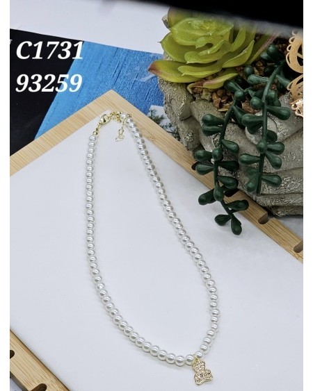 Collar con Diseño de Orejas de Ratón - Joya Divertida y Sofisticada