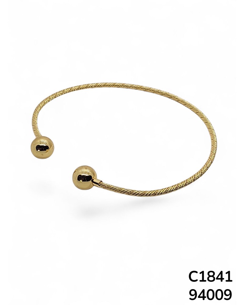 C1841 Elegante Cadena Abierto con Extremos Esféricos