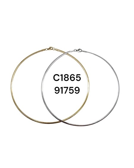 Collar Minimalista en Acero Inoxidable - Elegancia en Dorado y Platead