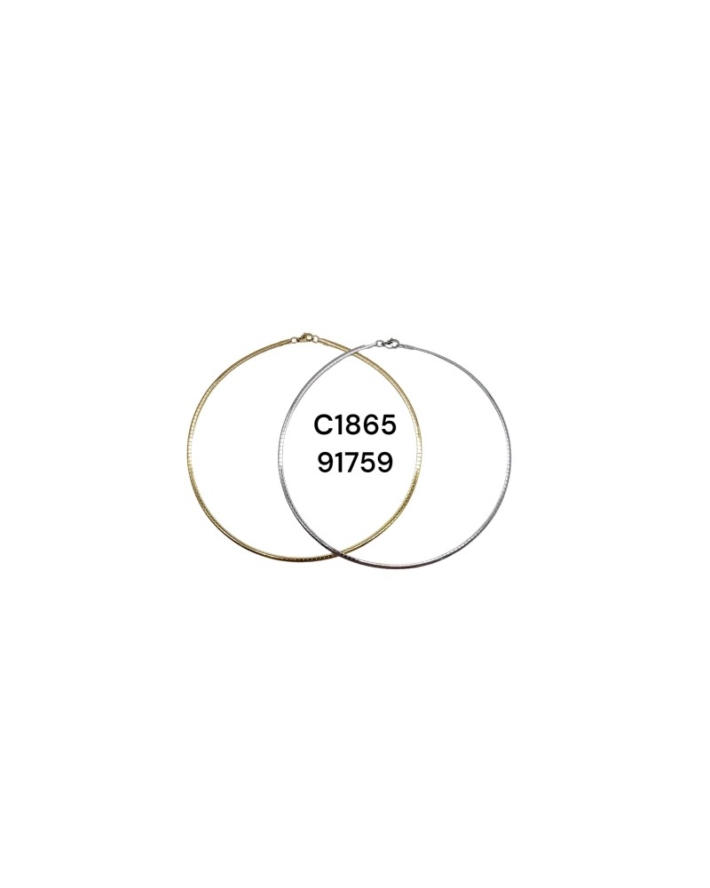 Collar Minimalista en Acero Inoxidable - Elegancia en Dorado y Platead