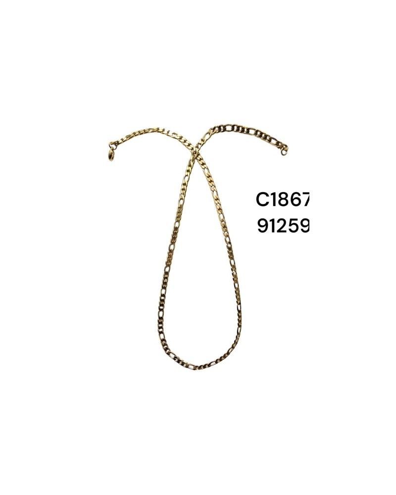 Collar Figaro en Acero Inoxidable - Estilo Clásico y Sofisticado