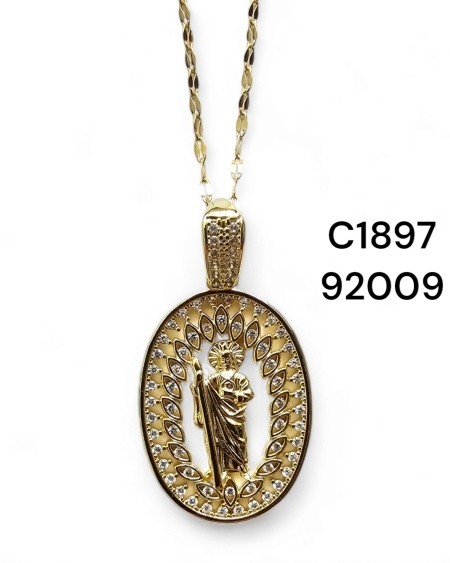 Collar de San Judas dorado