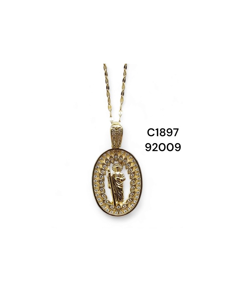 Collar de San Judas dorado