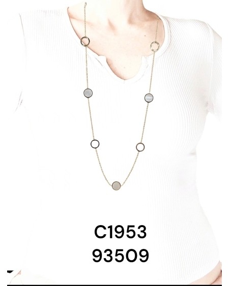 Collar de Cristales en Acero Inoxidable – Brillo y Sofisticación en un