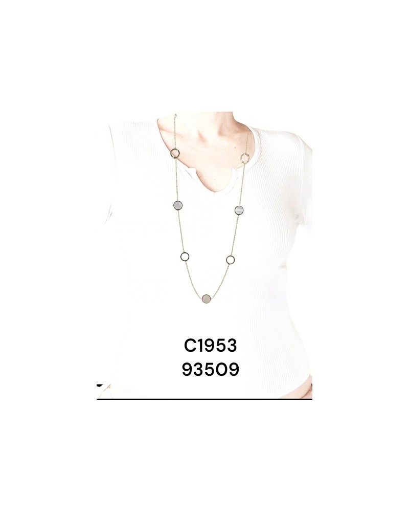 Collar de Cristales en Acero Inoxidable – Brillo y Sofisticación en un