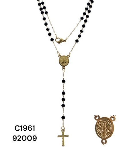 Escapulario en Acero Inoxidable con Cruz – Joyería con Significado Esp