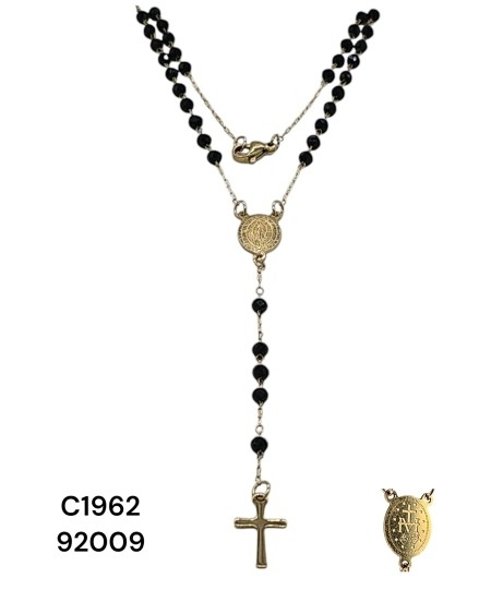 Collar Escapulario Clásico con Cruz – Joyería de Devoción y Elegancia