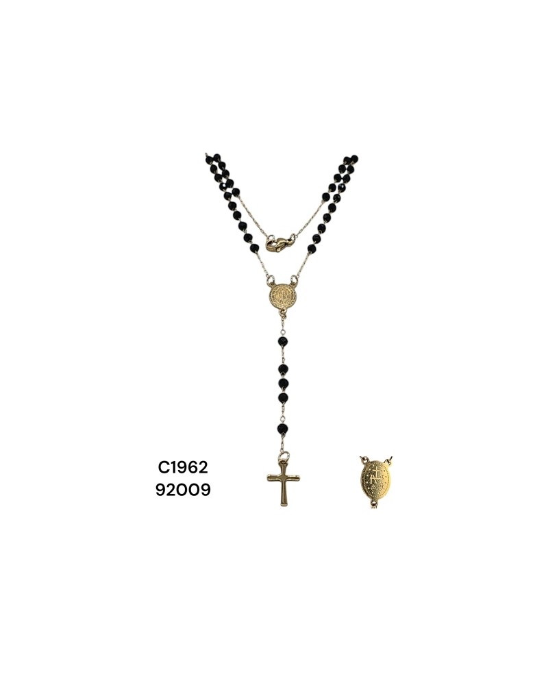 Collar Escapulario Clásico con Cruz – Joyería de Devoción y Elegancia