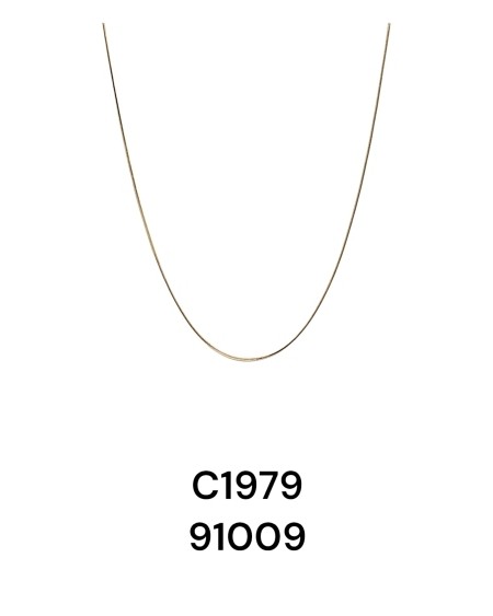 Collar dorado tejido fino en acero inoxidable | Accesorio moderno y delicado