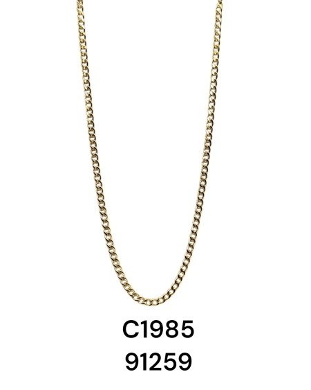 Collar de doble cadena tejida en acero inoxidable | Toque de elegancia