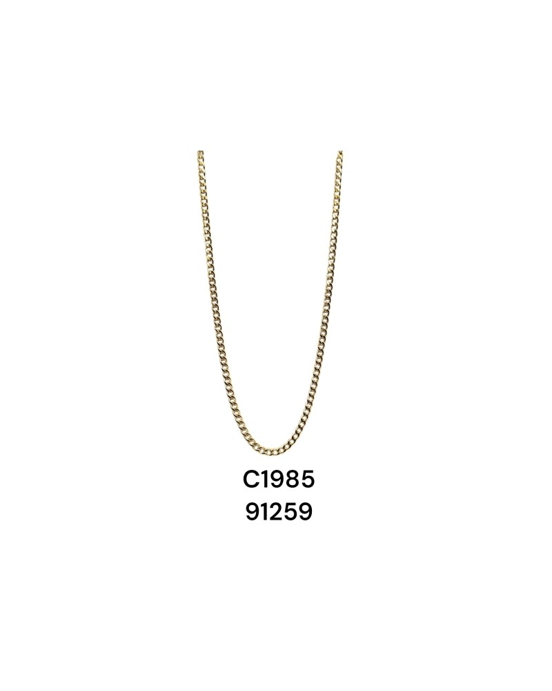 Collar de doble cadena tejida en acero inoxidable | Toque de elegancia