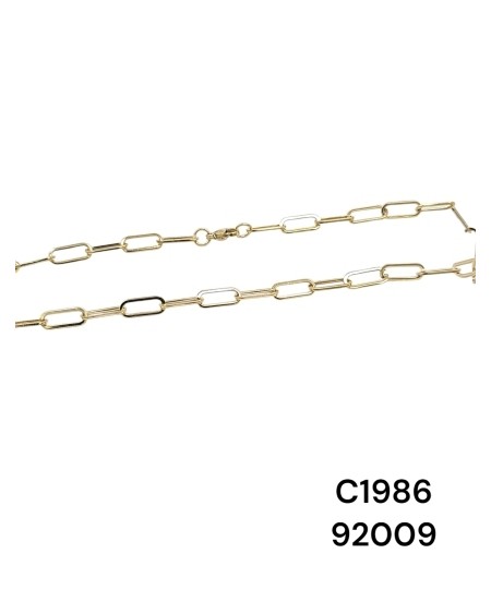 Collar de doble cadena dorada en acero inoxidable | Perfecto para cual