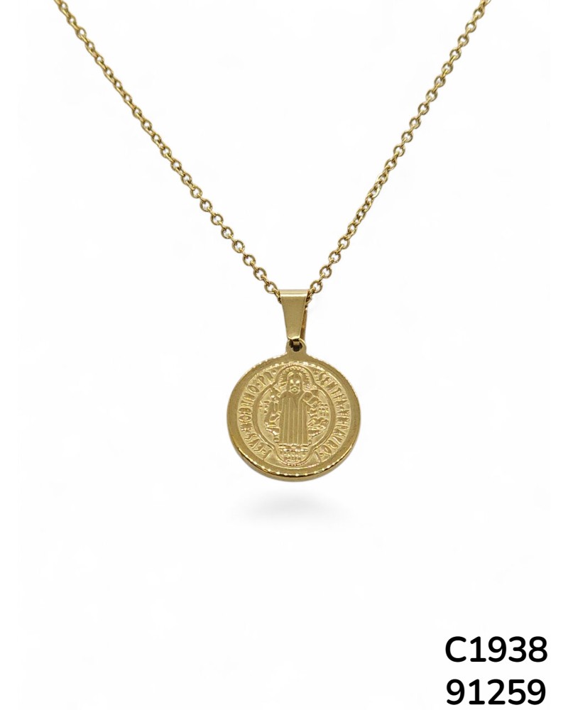 C1938 Cadena con Dijes de de San Benito