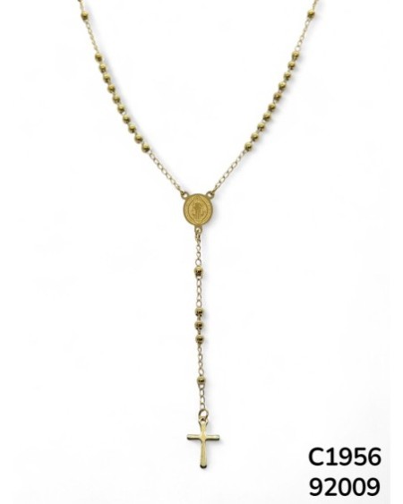 C1956 Rosario de San Benito con Cuentas y cruz