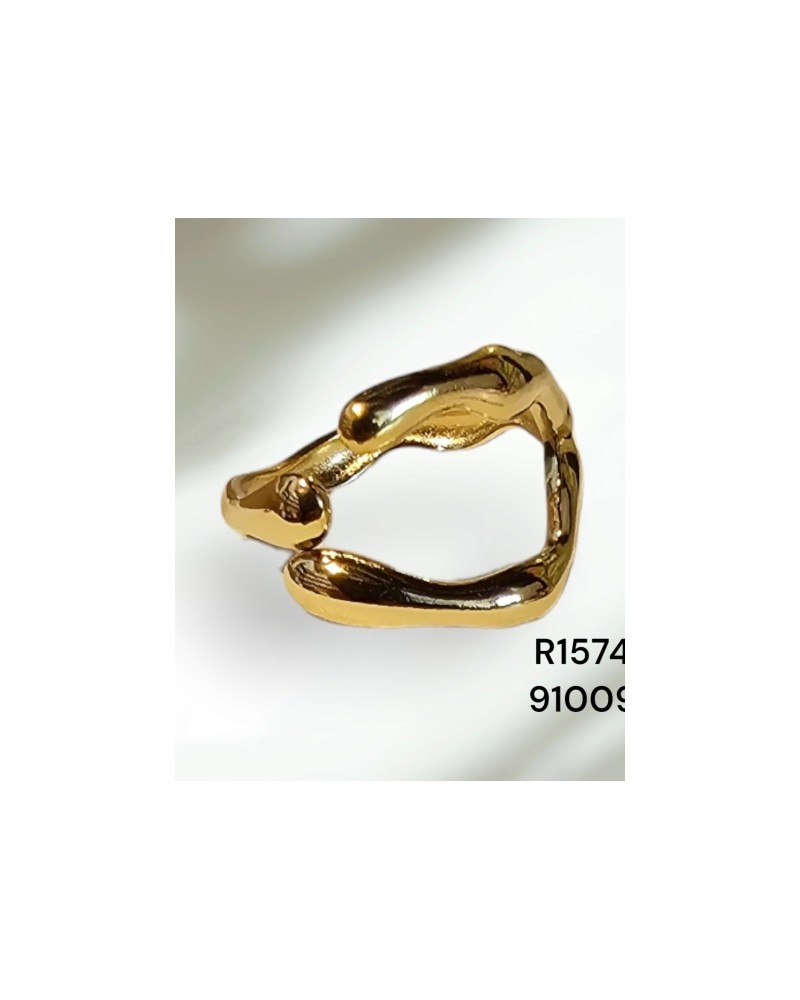 R1574 Anillo con Corazón Orgánico