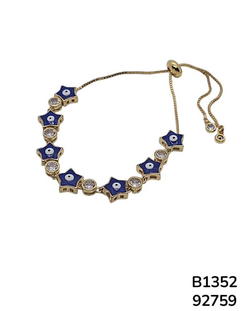 B1352 Pulsera Ojo Turco y Estrella