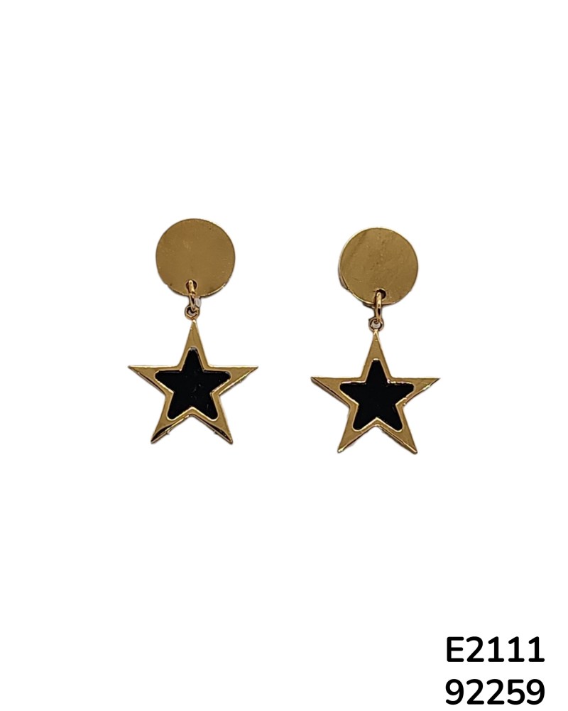 E2111 Aretes de Estrella Colgante