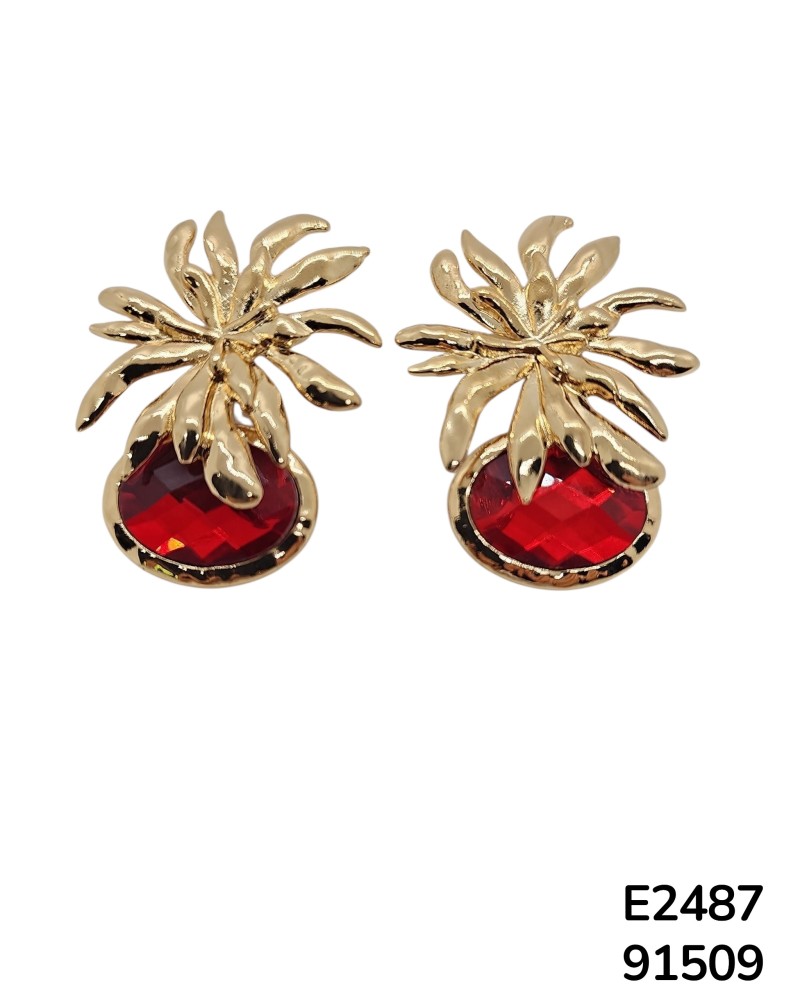 E2487 - Aretes de Elegancia Tropical