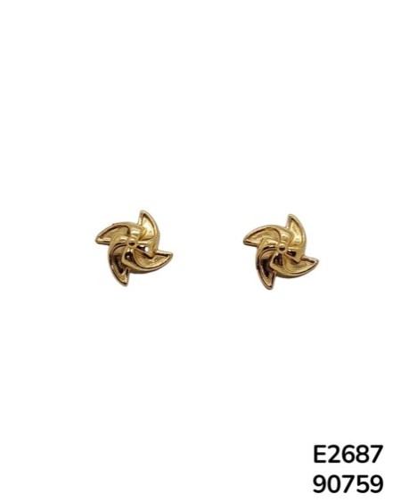 E2687 - Aretes de Molino de Viento Tipo Stud