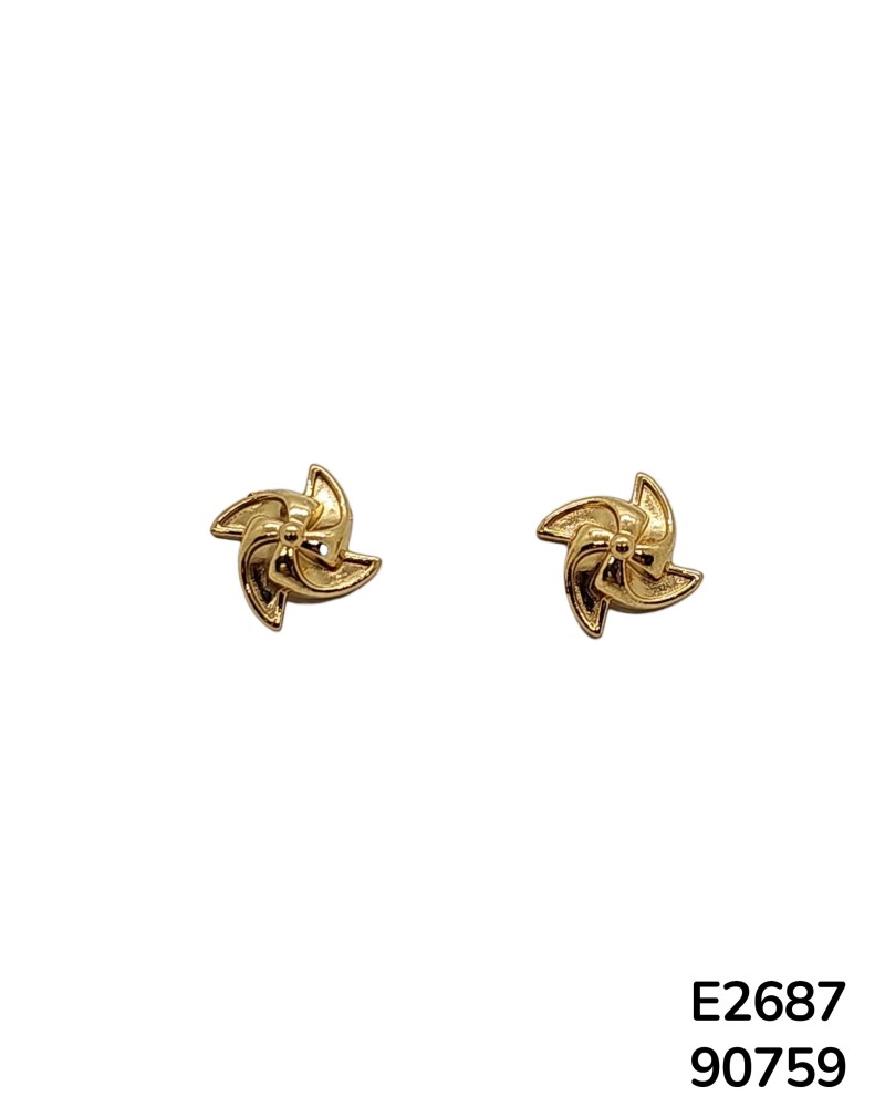 E2687 - Aretes de Molino de Viento Tipo Stud