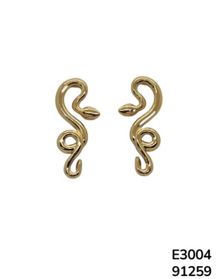 E3004: Aretes en forma de serpiente
