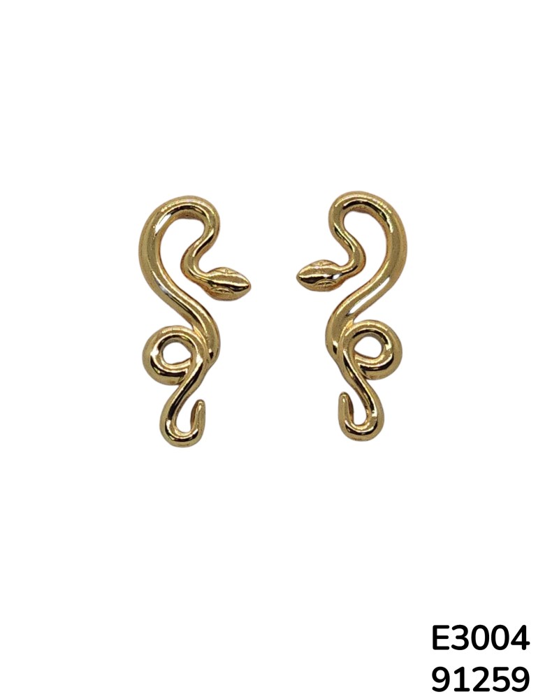E3004: Aretes en forma de serpiente