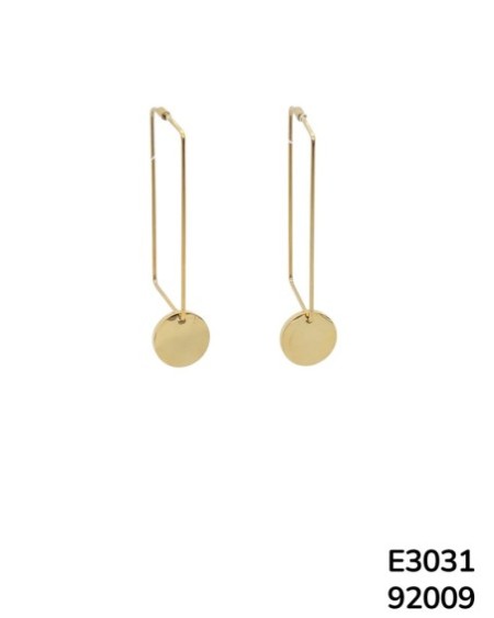 E3031: Diseño geométrico con discos dorados