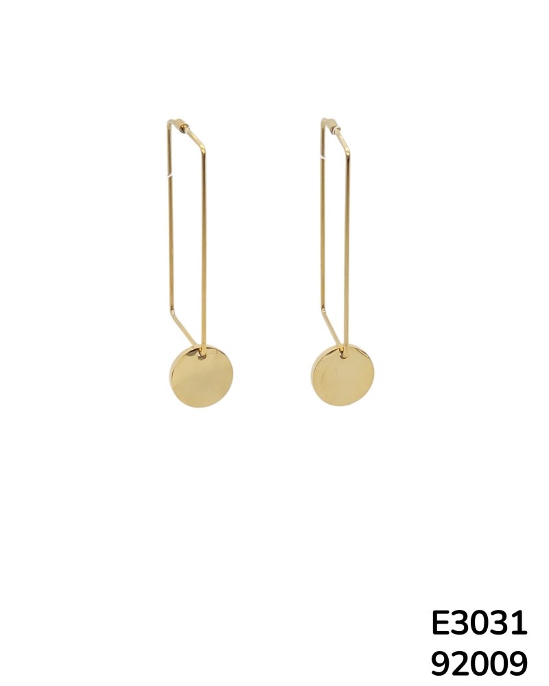 E3031: Diseño geométrico con discos dorados