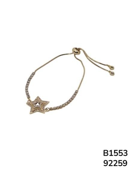 B1553 Pulsera con Dije de Estrella