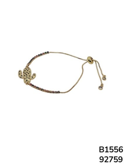 B1556 Pulsera con colgante de Cactus