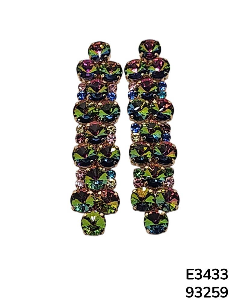 E3433 – Aretes Colgantes Llamativos y Coloridos