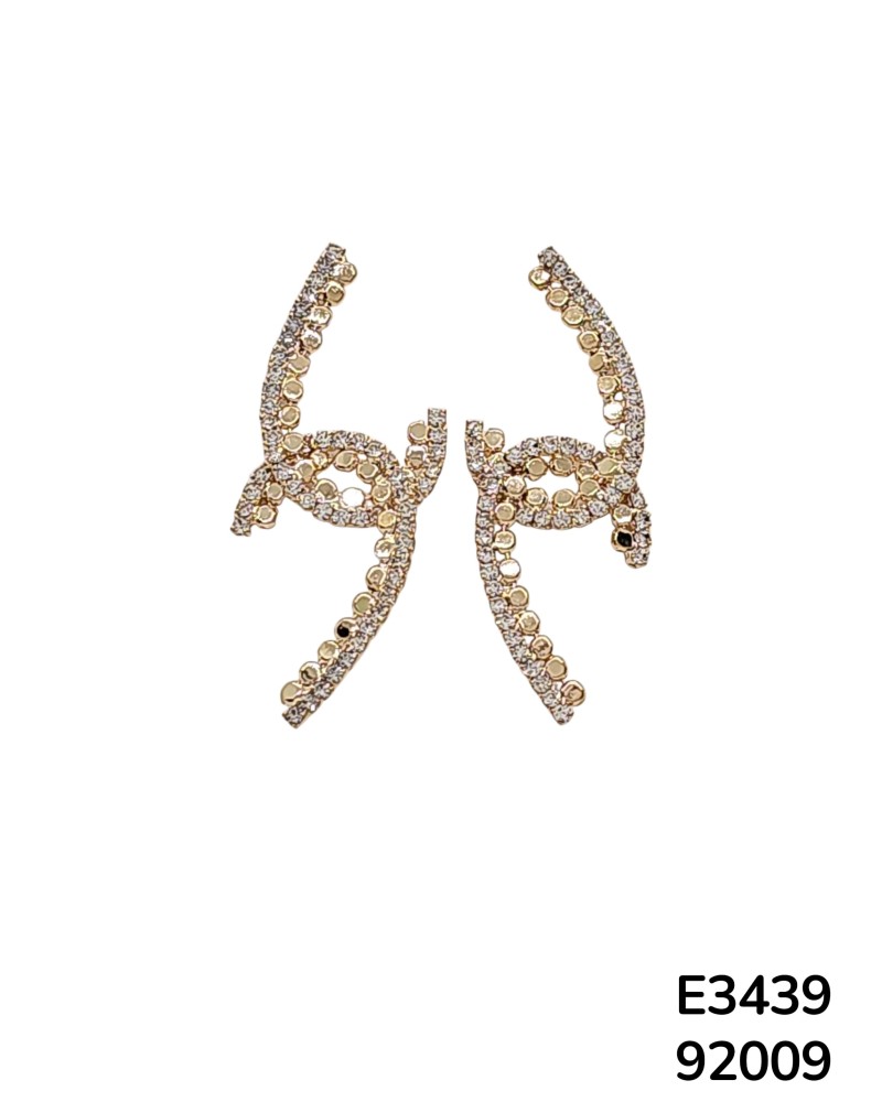 E3439 –Aretes Colgantes con cristales