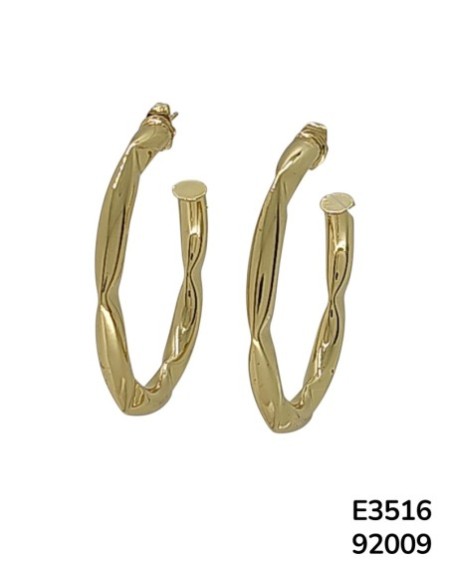 E3516 – Aretes Aro Geométrico