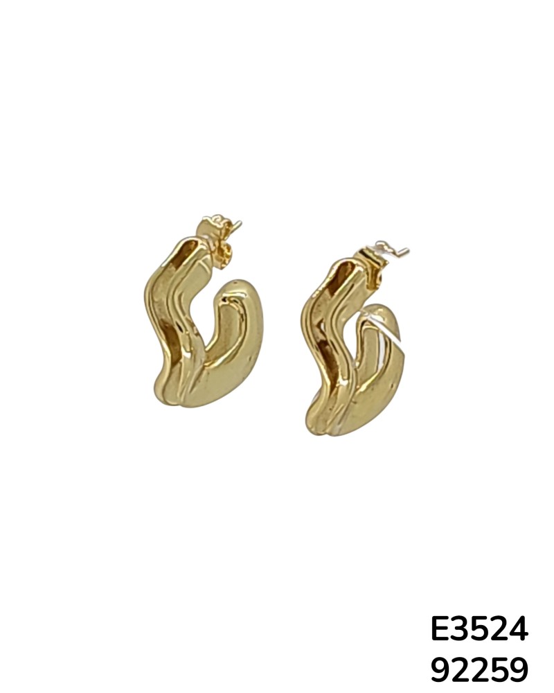 E3524 – Aretes de Aro Audaces