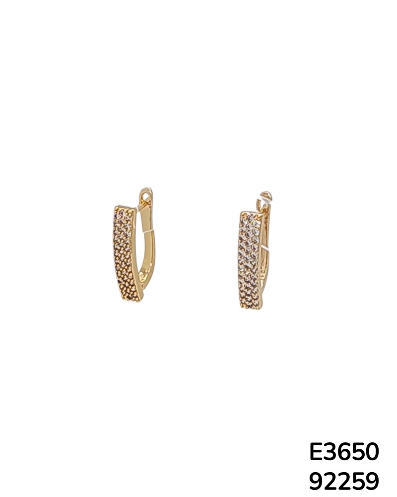 E3650 – Aretes Stud de Barra Brillante
