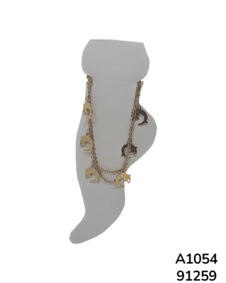 A1054 Tobillera con delfín