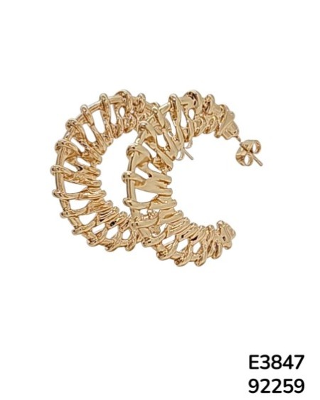 E3847 – Aretes de media luna